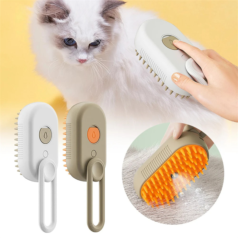 3 In 1 Electric Spray Pets Hair Brushes For Massage Pet Grooming Comb Hair Removal