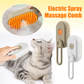 3 In 1 Electric Spray Pets Hair Brushes For Massage Pet Grooming Comb Hair Removal