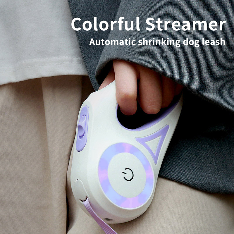 Automatic Spotlight Dog Leash Retractable Leash And Collar